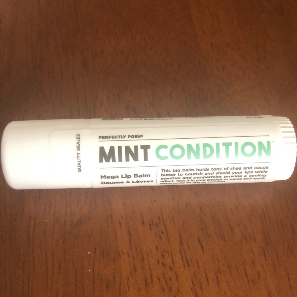 Perfectly posh mint condition lip balm